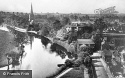 View From The Memorial c.1900, Stratford-Upon-Avon