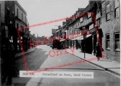 Wood Street c.1955, Stratford-Upon-Avon