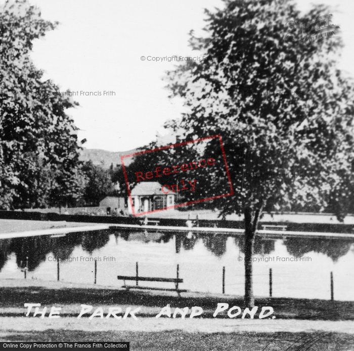Photo of Strathaven, The Park And Pond c.1960
