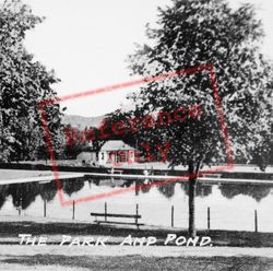 The Park And Pond c.1960, Strathaven