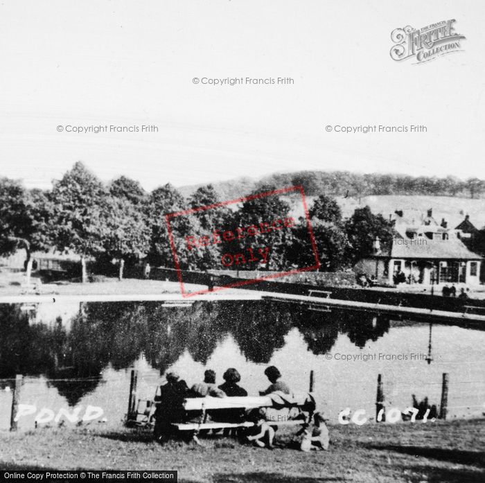 Photo of Strathaven, The Pond c.1960