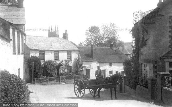 Photo of Stratton, A Horse And Cart In The Village 1906