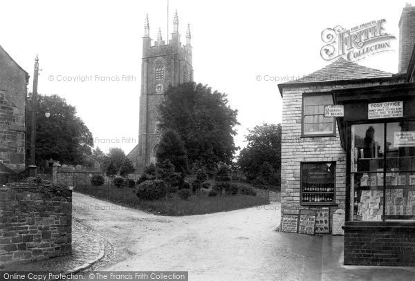 Photo of Stratton, St Andrew's Church And Post Office 1910