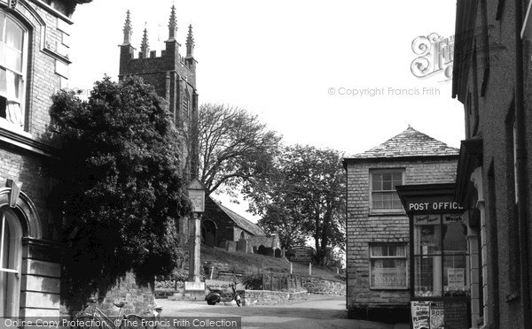 Photo of Stratton, St Andrew's Church And Post Office c.1955
