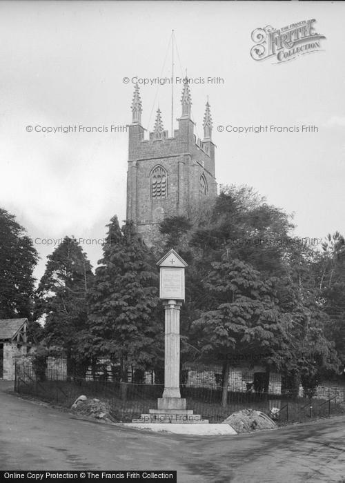 Photo of Stratton, St Andrew's Church And War Memorial 1935