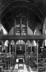 St Andrew's Church Interior 1910, Stratton