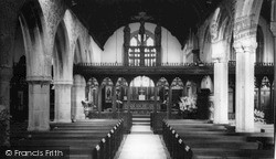 St Andrew's Church, Interior c.1965, Stratton