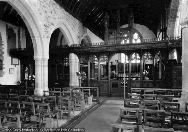Photo of Stratton, The Church Interior c.1955