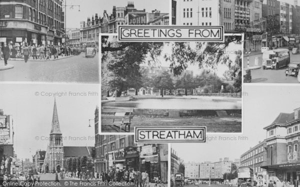 Photo of Streatham, Composite c.1955