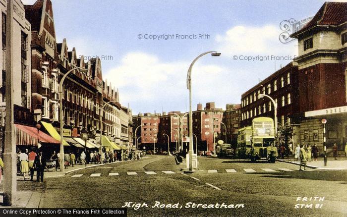 Photo of Streatham, High Road c.1960