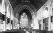 Streatham, Immanuel Church interior 1898