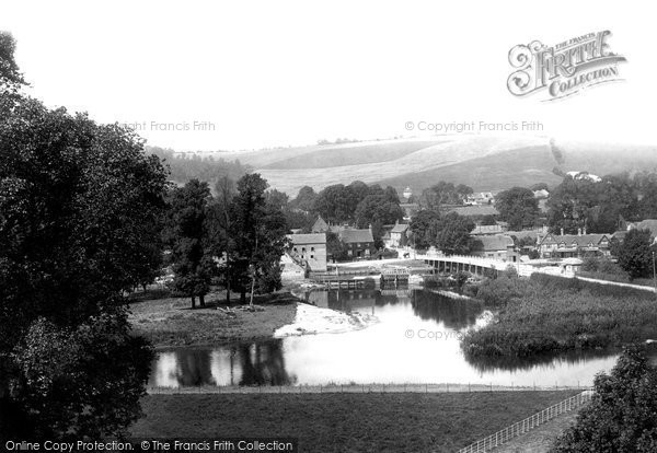Photo of Streatley, From Goring 1896