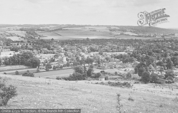 Photo of Streatley, From The Hills c.1955