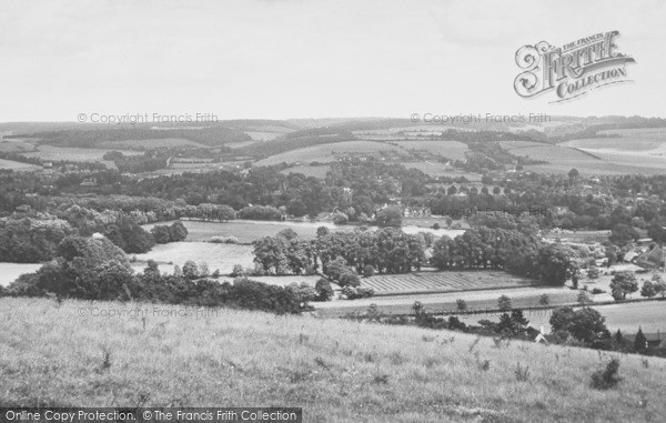 Photo of Streatley, Thames Valley From The Hills c.1955