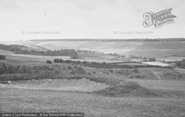 Photo of Streatley, View From The Hills c.1955