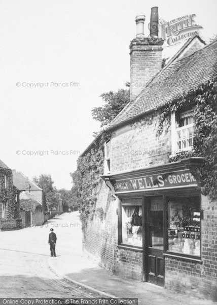 Photo of Streatley, Wells Family Grocer 1904