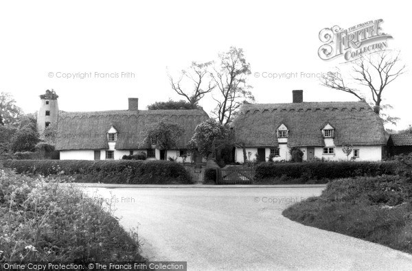 Photo of Streetly End, Cottages And Old Windmill c.1960