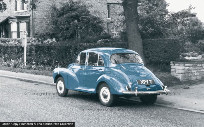 Strensall, Morris Minor 1000 In Princess Road c.1960