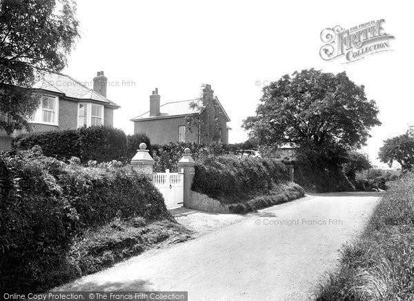 Photo of Strete, Street And Houses 1925