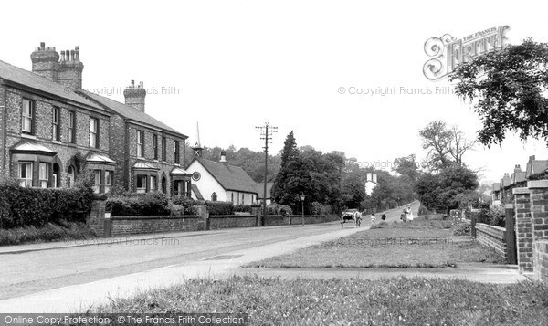 Photo of Strines, The Main Road And St Paul's Church c.1950