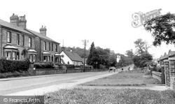 The Main Road And St Paul's Church c.1950, Strines