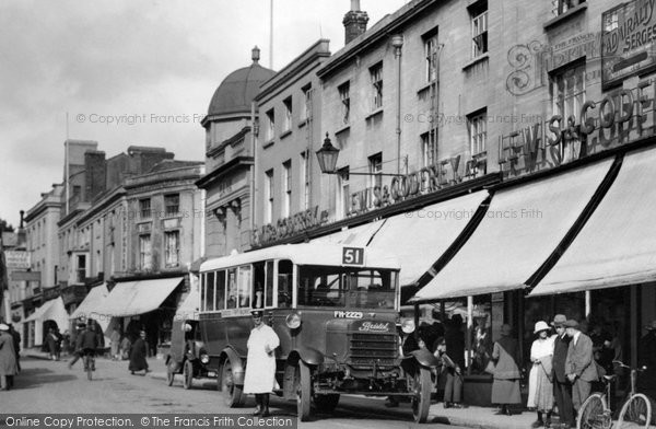 Photo of Stroud, A Bus, King Street 1925