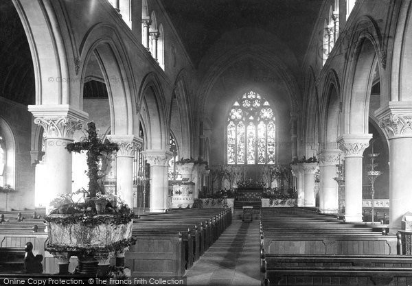 Photo of Stroud, Church, Nave East 1890