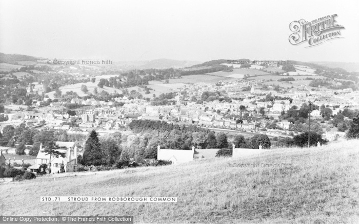 Photo of Stroud, From Rodborough Common c.1965