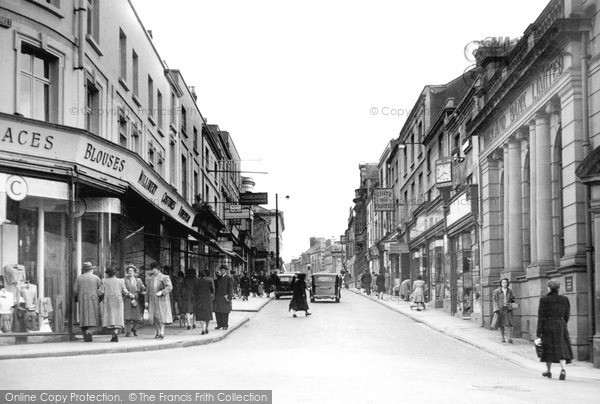 Photo of Stroud George Street c 1955 Francis Frith