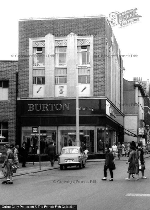 Photo of Stroud, King Street, Burton's c.1965