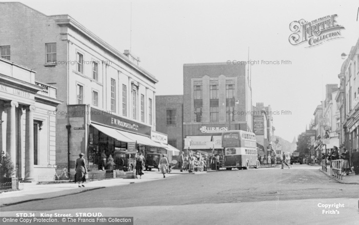Photo of Stroud, King Street c.1955