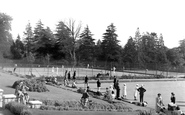 Stratford Park, The Bowling Green c.1955, Stroud