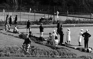 Stratford Park, The Bowling Green c.1955, Stroud