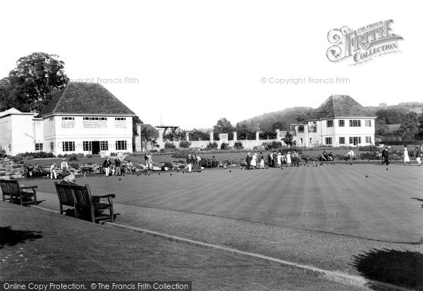 Photo of Stroud, Stratford Park, The Bowling Green c.1955