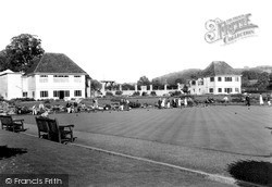 Stratford Park, The Bowling Green c.1955, Stroud