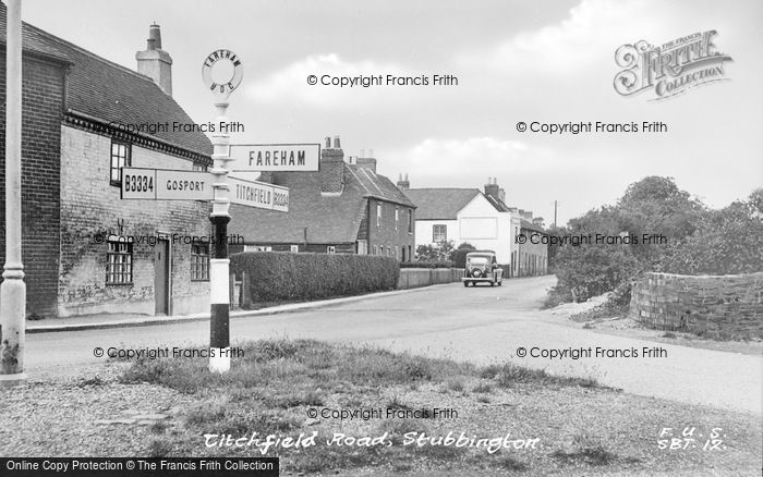 Photo of Stubbington, Titchfield Road c.1955