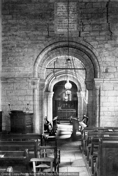 Photo of Studland, Church Interior 1890