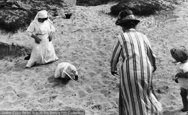 Photo of Studland, On The Beach 1925