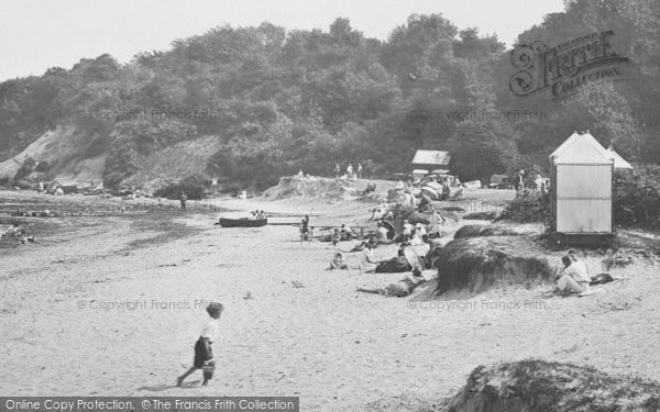 Photo of Studland, People On The Beach 1925