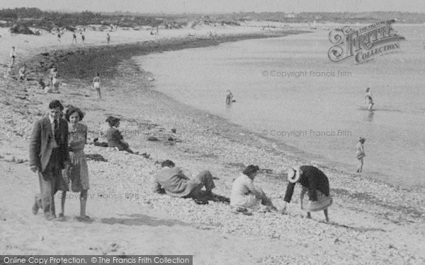 Photo of Studland, People On The Beach c.1955