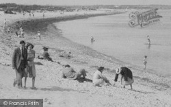 People On The Beach c.1955, Studland