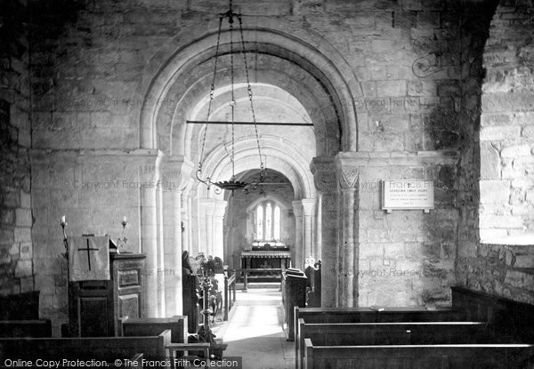 Photo of Studland, St Nicholas' Church Interior 1918