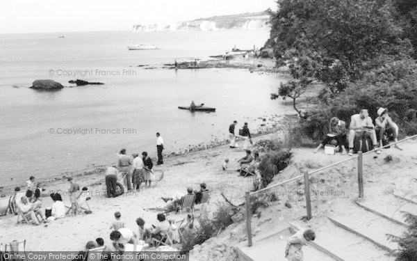 Photo of Studland, Steps To The Beach c.1960