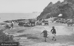The Beach, People And Cars 1925, Studland
