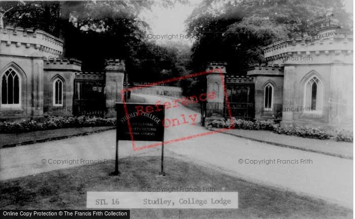 Photo of Studley, College Lodge c.1960