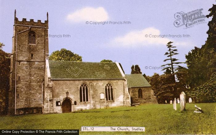 Photo of Studley, The Church c.1960