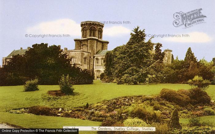 Photo of Studley, The Gardens, Studley College c.1960