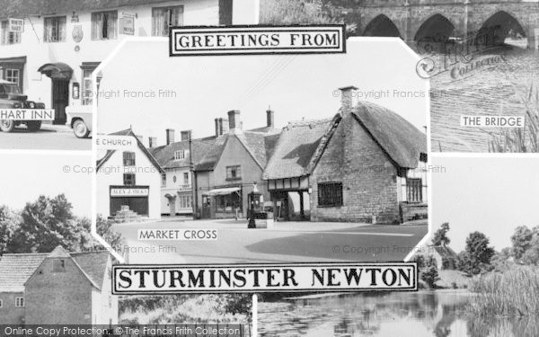 Photo of Sturminster Newton, Composite c.1960