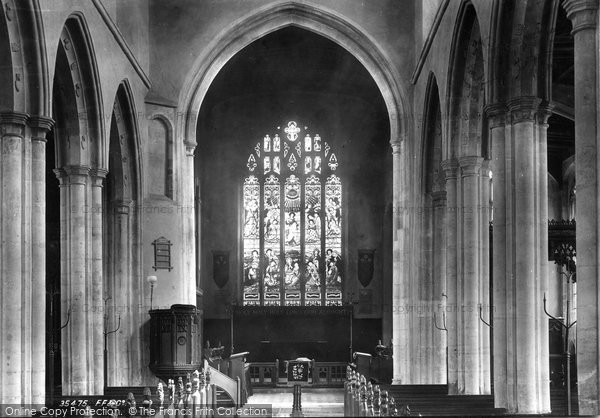 Photo of Sudbury, All Saints Church Interior 1900