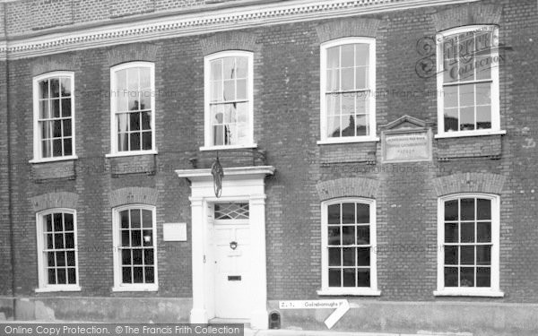 Photo of Sudbury, Gainsborough House c.1960